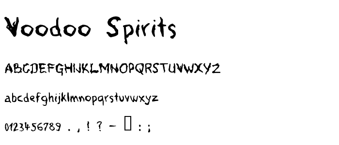 Voodoo Spirits font